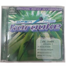 Open Mic Karaoke DC Talk Volume 1 CD Karaoke Disc Christain Rock