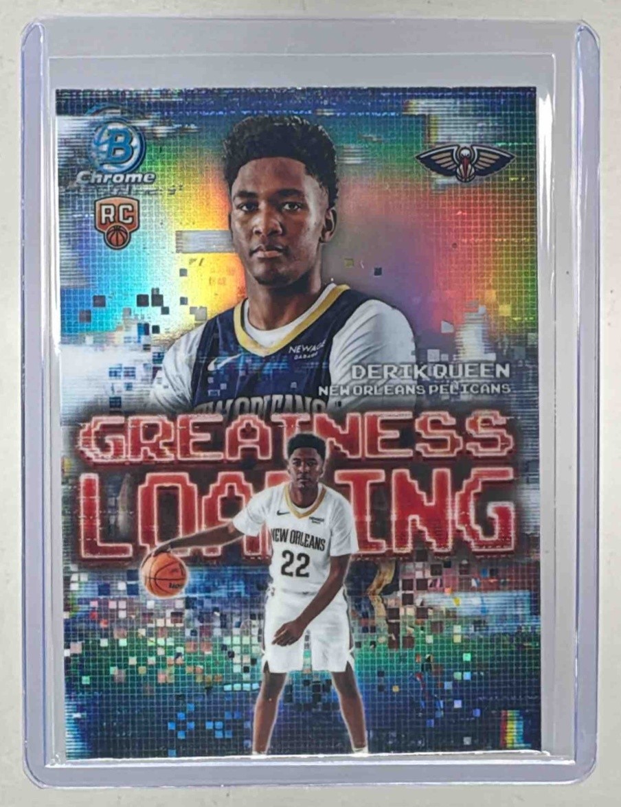 Derik Queen 2025 Bowman #GL-13 Refractor Greatness Loading Rookie RC