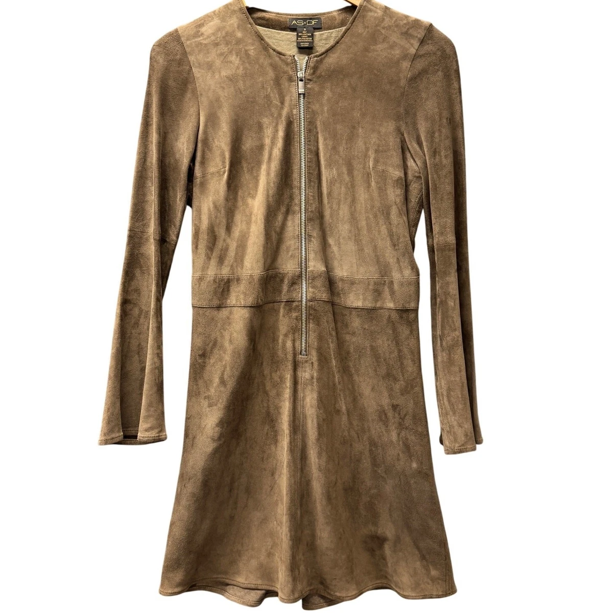 light brown suede dress AS by DF Demeter Stretch Suede Dress main image 1