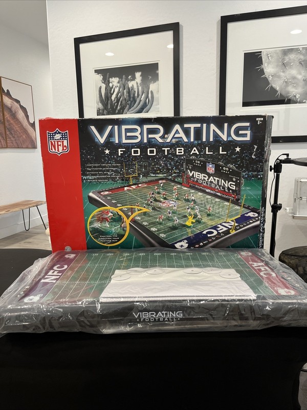 Vintage NFL Vibrating Football Game 2007 Edition Tested Works With Original Box