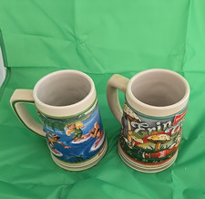 Budweiser Leapin' Leprechauns 2000 St. Patrick's Day Stein w/ Bonus 1993 Stein
