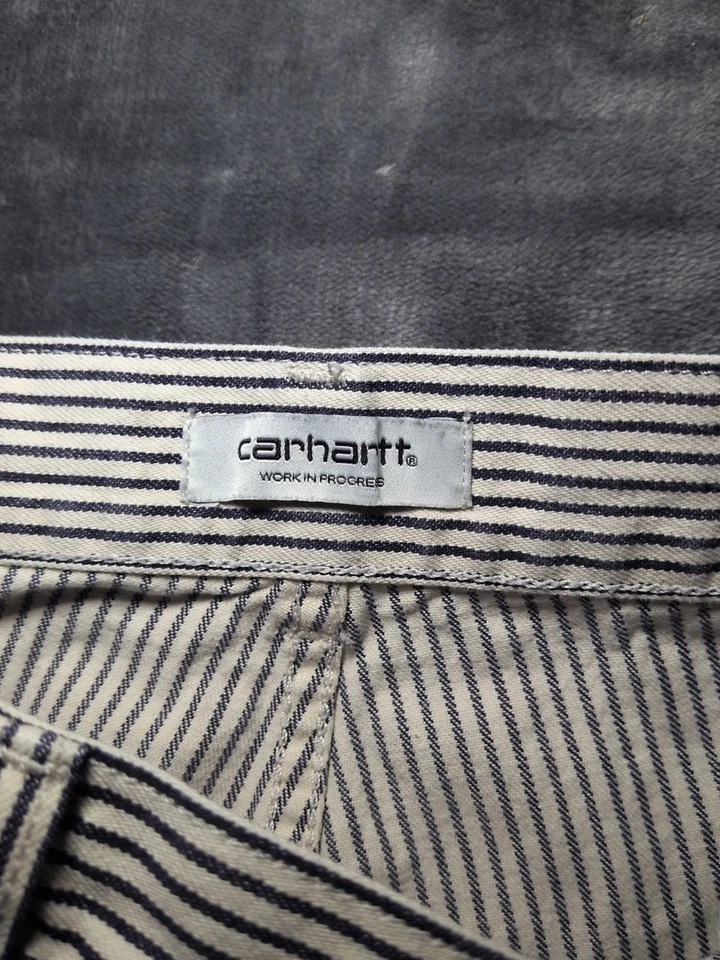 Pantalón Carhartt WIP Terrell SK para mujer talla 24 rayas de nogal blanqueador/cera utilitario  Foto 4 de 4