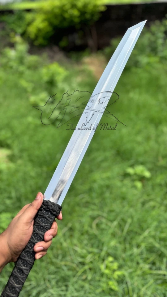 UBR PERSONALIZADO HECHO A MANO D2 HERRAMIENTA ACERO JAPONÉS SAMURAI TANTO ESPADA CON FUNDA Foto 2 de 4