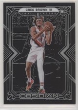 2021-22 Panini Obsidian Greg Brown III #195 11ye