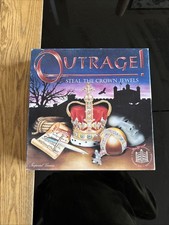 Outrage Steal the Crown Jewels Board Game Tower of London Royal Edition