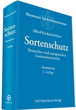 SortG Sortenschutzgesetz, Kommentar Alfred Ke...