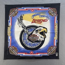 Vintage Harley-Davidson Hat Cap Snap Back Black More Than A Legend Biker 80s