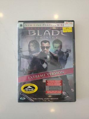 Blade Trinity Extreme Version DVD Wesley Snipes Platinum Series Bilingual 