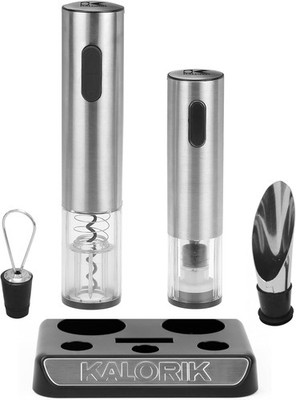 Electric Wine Opener Wine Lovers Set Includes Bottle Opener Wine Pourer