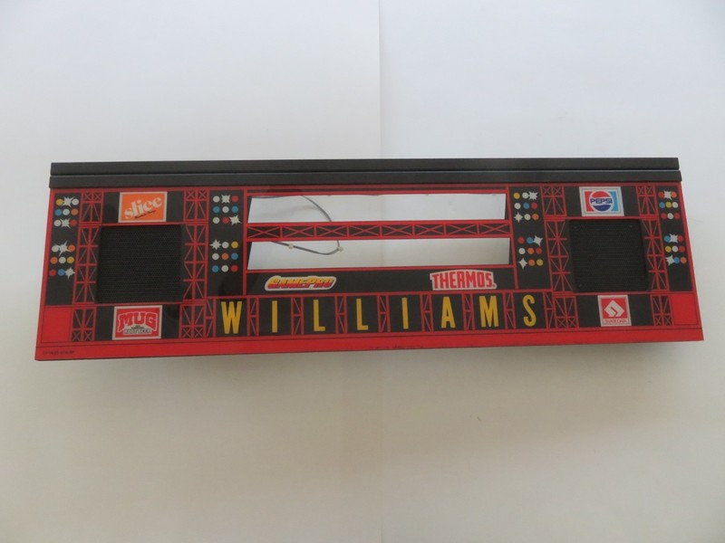 Williams Rollergames Pinball Machine Speaker Panel Display Assembly with Speaker