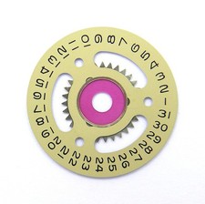 Genuine Rolex 2135 6900 2 Beige Open 6 & 9 Date Disc for Ladies Watch Caliber