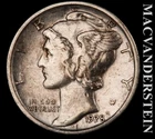 1928 Silver Mercury Dime - Scarce  Extra Fine  Better Date  No Reserve  #L4496