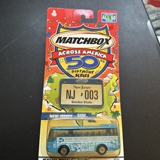 MATCHBOX Across America 50th BIRTHDAY SERIES New Jersey NIP by Mattel 2001