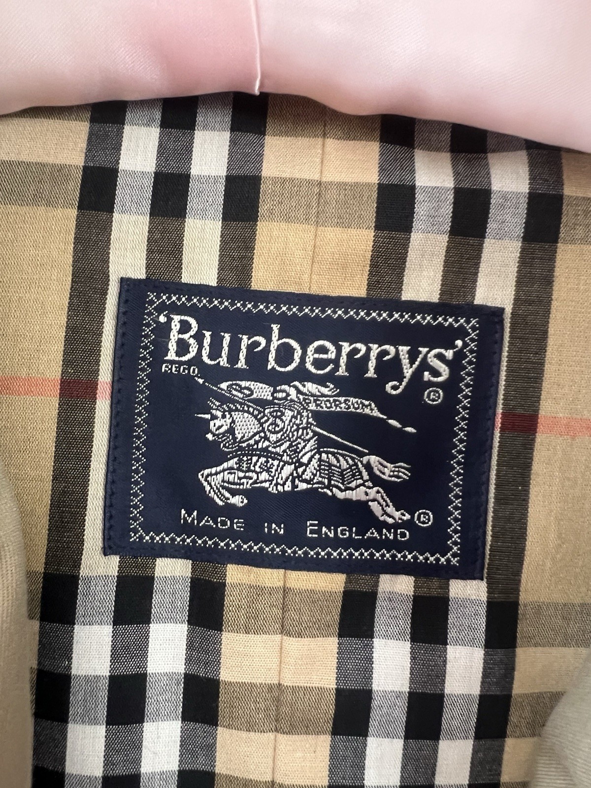 Vintage Women’s Burberry Nova Trench Coat, Size 10 Petite, Worn Twice image 3