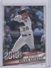 2020 Nolan Arenado Topps Decades Best CELEBRATION GOLD SP /100 - NA Rockies