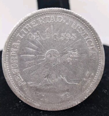 Mexican Revolution. 1915 Guerrero 2 Pesos Co Mo Campo Morado