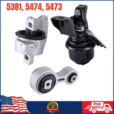3PCS for 2006-2009 Ford Fusion Mercury Milan Engine Motor & Trans Mount Kit USA