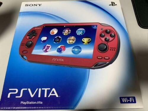 Sony PS Vita Cosmic Red PCH-1000 ZA03 Console Wi-Fi model Playstation - Afbeelding 1 van 11