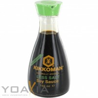 Kikkoman Salzreduzierte Sojasauce 150Ml | Tischflasche Mit AusgießEr