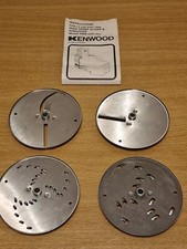 Kenwood Chef A929 Metal Slicer / Shredder Blades x 4 *No. 1/ 2 / 3 / 4*
