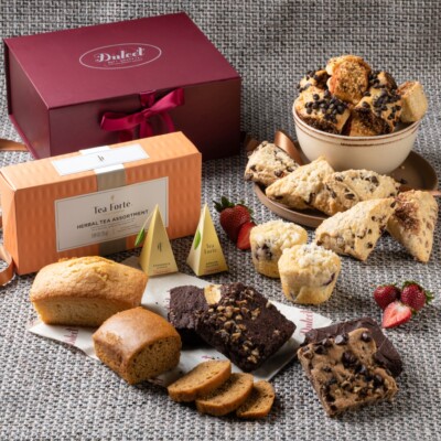Deluxe Tea and Food Gift Basket Gourmet Present By Dulcet Gift Baskets