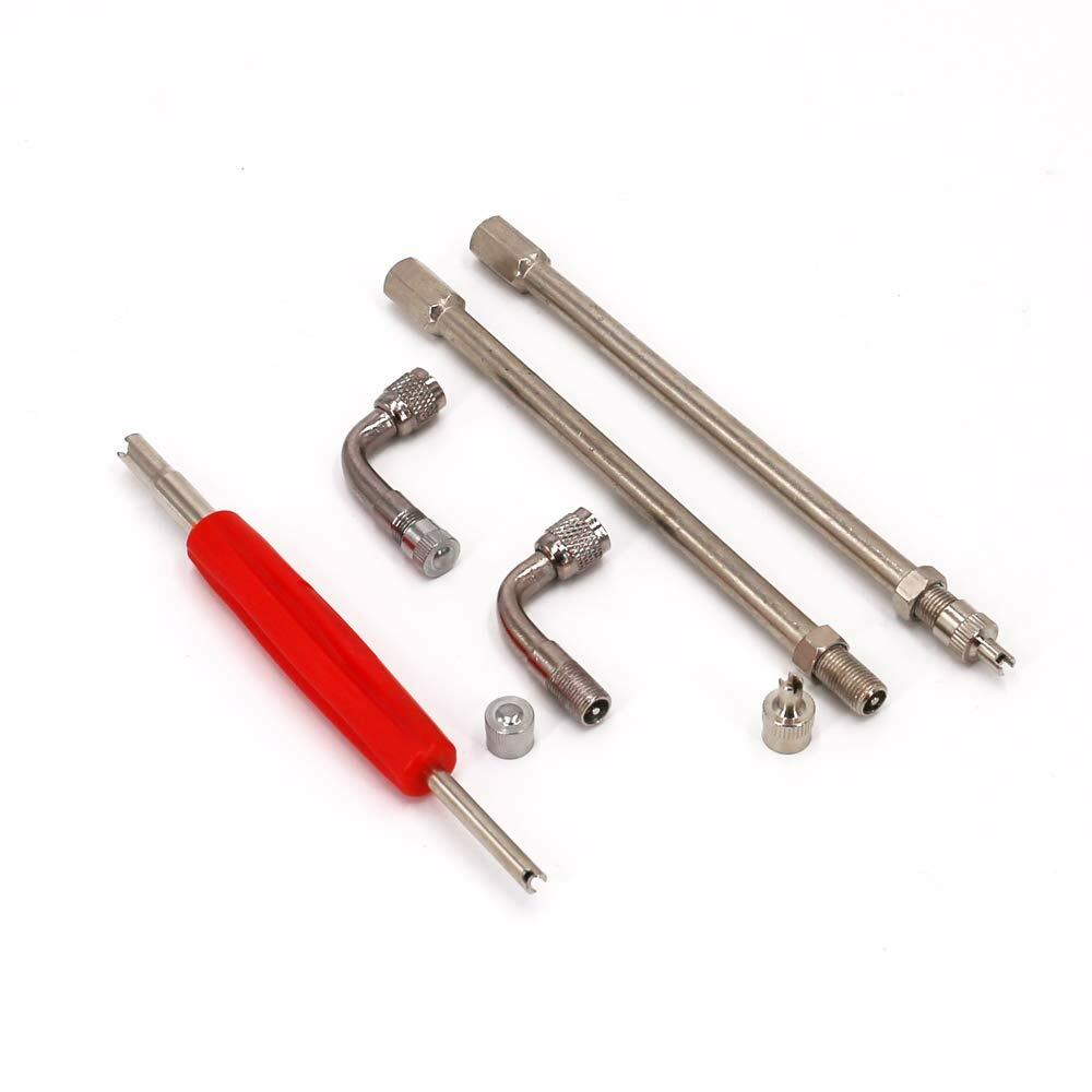 6x 45 90 135 Degree Brass Tire Valve Stem Extension Adaptor For Car Trailer RV E - Foto 9