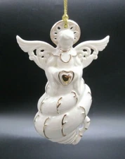 Lenox Seashell Angel Christmas Ornament New In Package Nautical Beach Theme