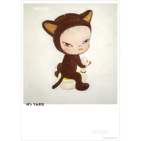 YOSHITOMO NARA POSTER N'S YARD harmless kitty NEW Art Rare | eBay