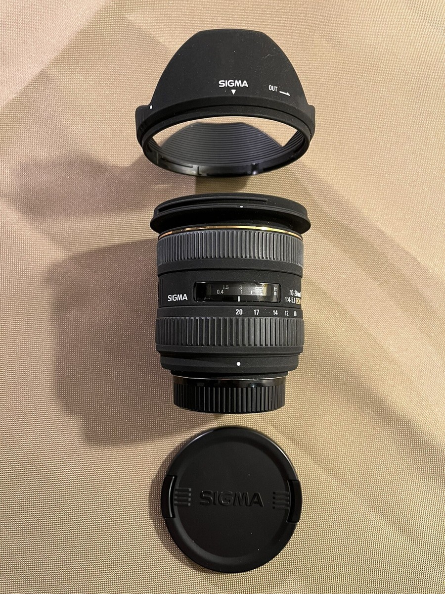 Sigma 10-20mm Lens F4-5.6 EX HSM DC AF Wide Angle for Nikon DX