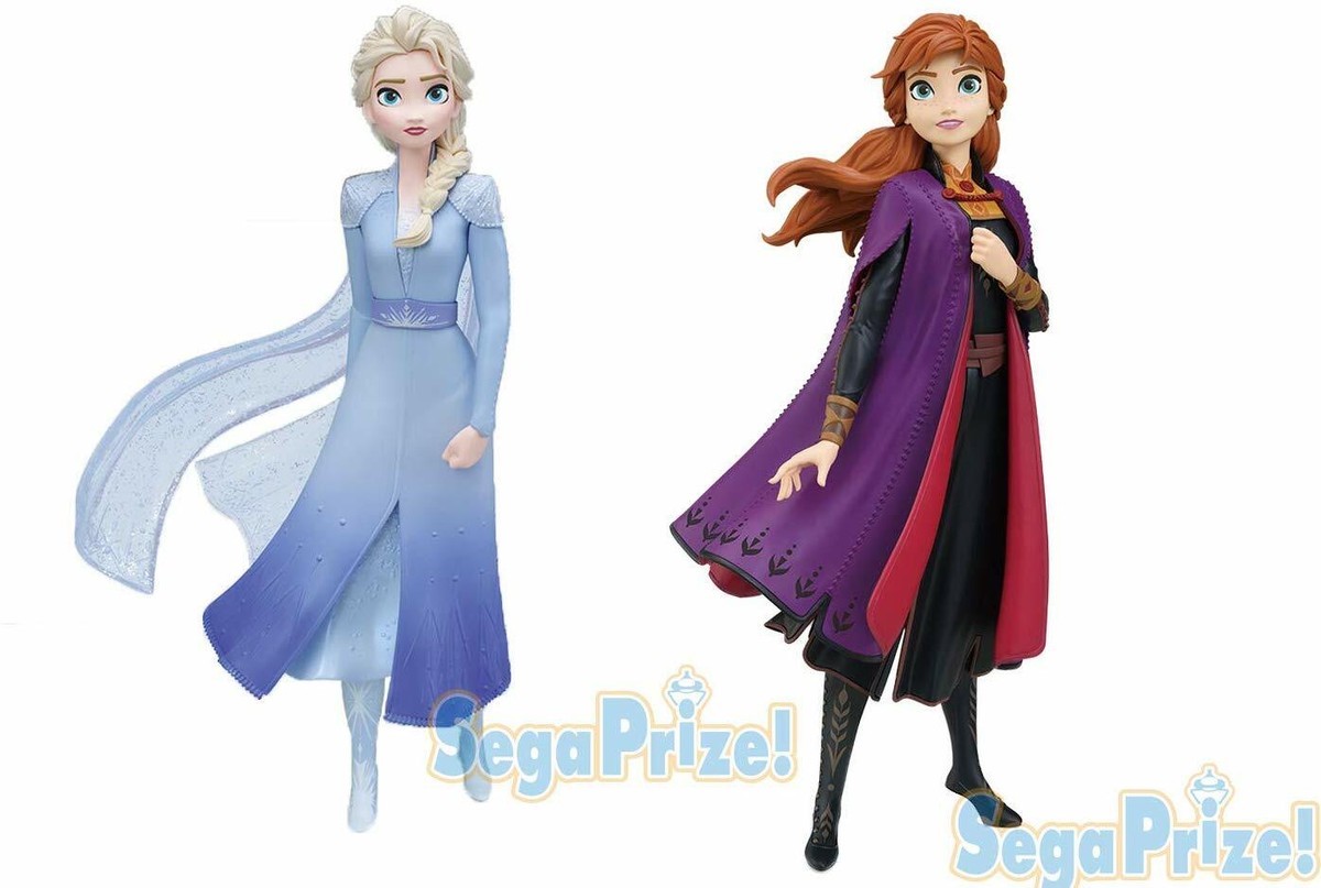 Disney Frozen Anna Elsa 2 Premium Figure set figure Sega Prize