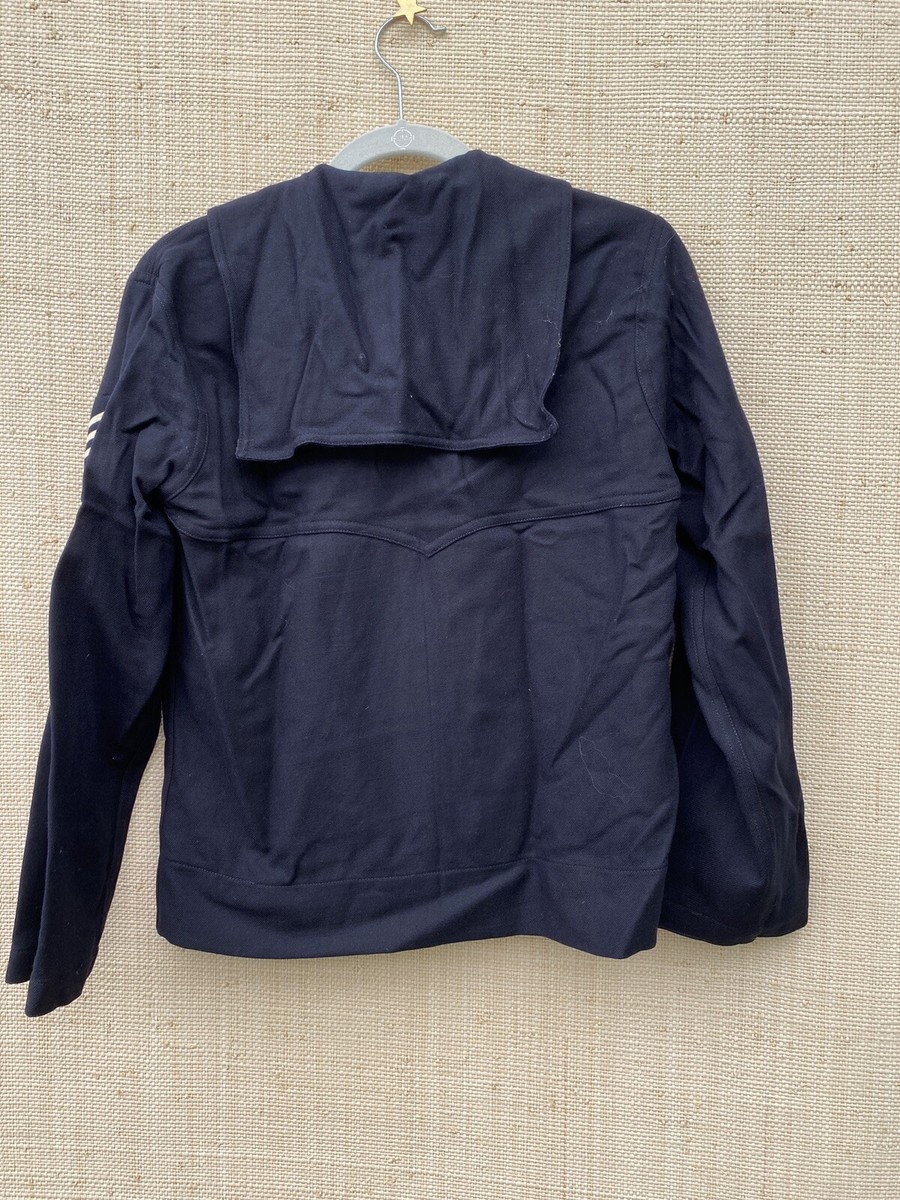 Vintage WWII Wool Navy Naval Clothing Factory Sz S Top Vintage WWII Wool Navy Naval Clothing Factory Sz S Top