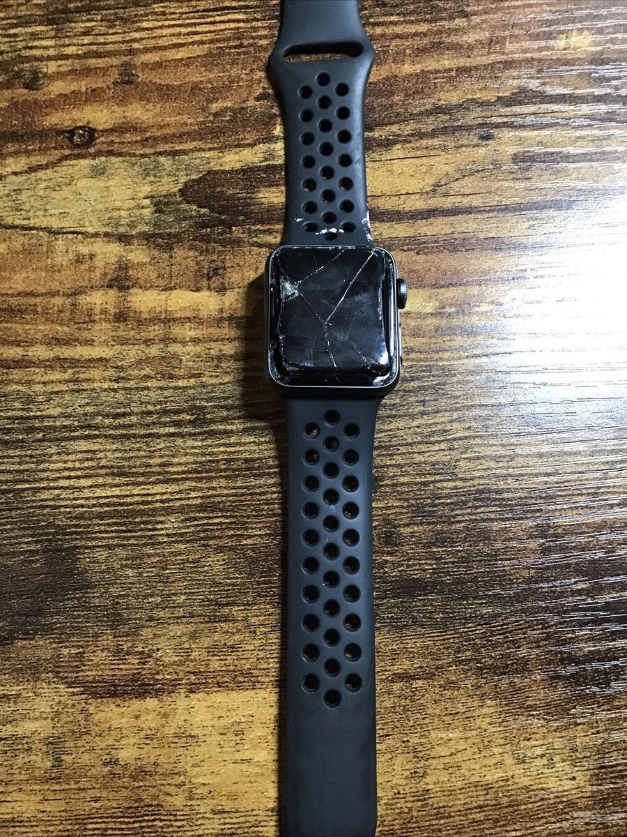 Apple Watch Series 3 Nike 38mm GPS Parts Or Repair Cracked | eBay