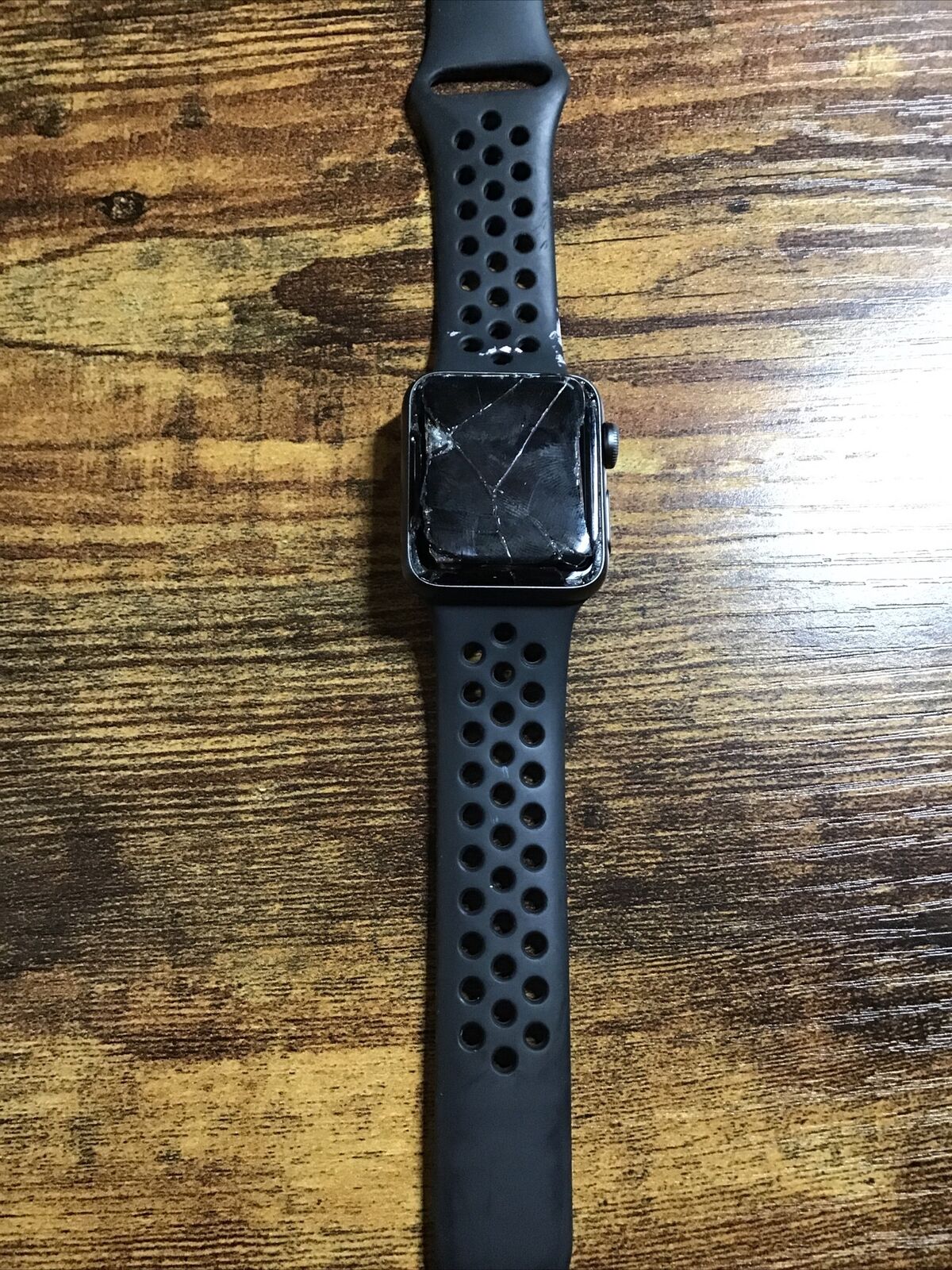 Apple Watch Series 3 Nike 38mm GPS Parts Or Repair Cracked