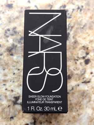 NARS Sheer Glow Foundation Med-Deep 1 Syracuse 1 fl oz