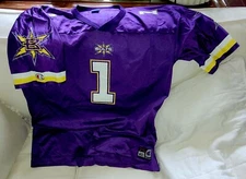 Vintage Champion XFL Birmingham Thunderbolts #1 Football Jersey Mens Size M (40)