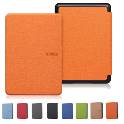 For 7'' Kindle Paperwhite 12th 2024 and Kindle Colorsoft Smart PU Leather Cover