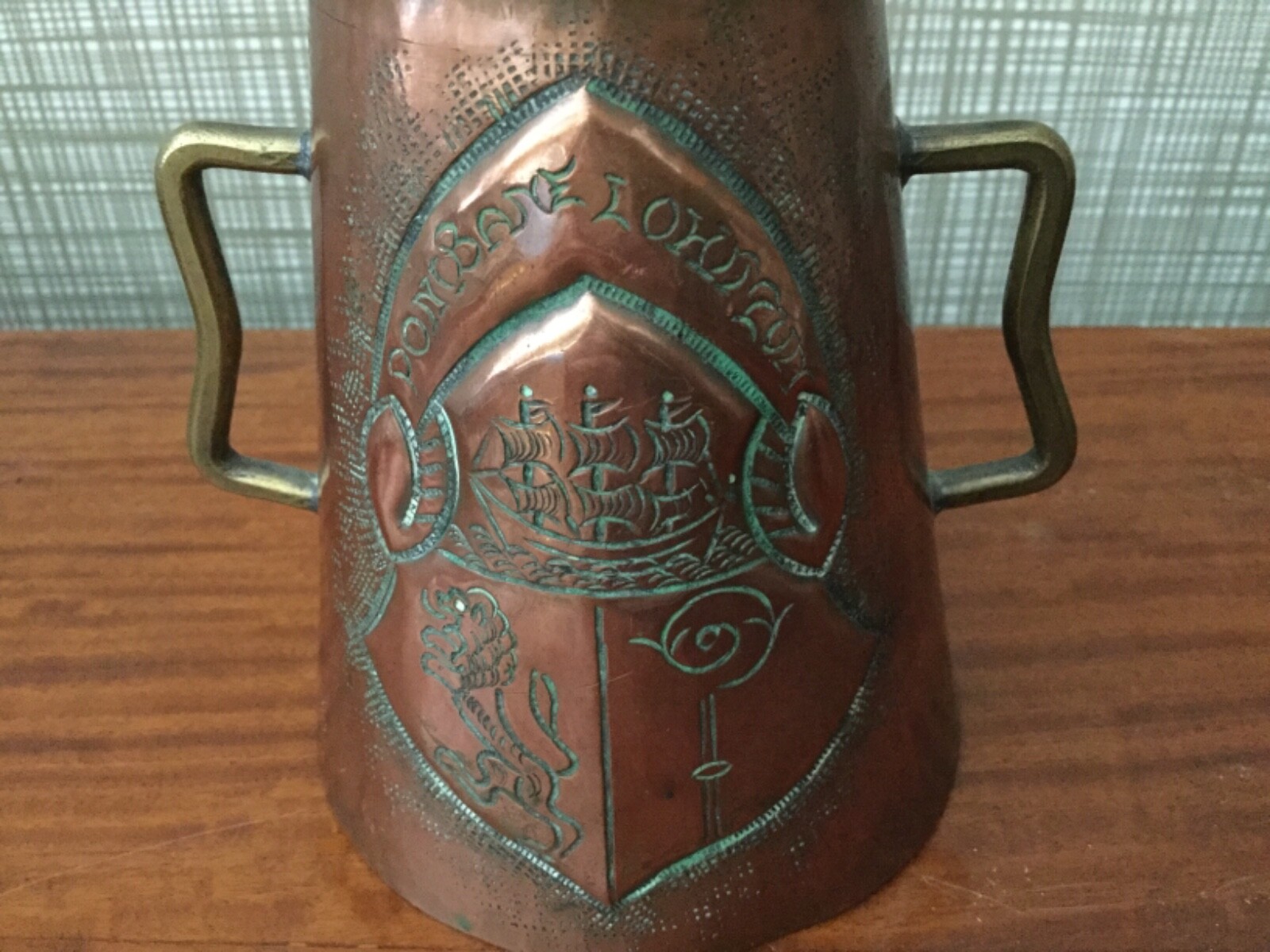 Art Nouveau copper vase rare antique copper vase eBay