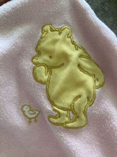  Disney Winnie the Pooh Chick Pink Baby Blanket Bedding Lovey