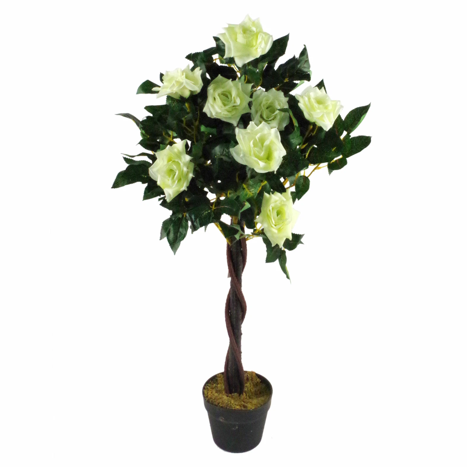 90cm Cream Rose Tree - 7544
