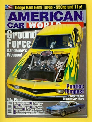 AMERICAN CAR WORLD Magazine - Feb 2006 - Plymouth Road Runner 1969 - Pontiac 66