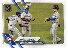 2021 TOPPS SERIES 2 (#539) - GLOVES ARE HATS - TORONTO BLUE JAYS