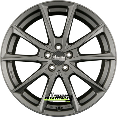 4x Advanti Racing Centurio matt gunmetal 8.5x19 ET40 - LK5/112 ML66.6 Felge Alu