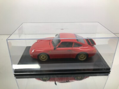 BBURAGO 3050 PORSCHE 911 CARRERA 1993 - CUSTOMIZED -RED 1:18- FAIR IN SHOWCASE