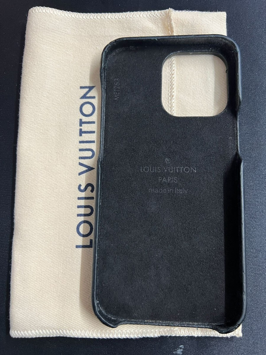 LOUIS VUITTON LV for iPhone 14 PRO MAX Bumper Monogram Auth W/Box