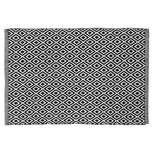 Sealskin 294213619 – tappetino da bagno Trellis, Plastica, Nero, (X0z)