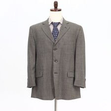 Jones New York 46R Beige Sport Coat Blazer Jacket HT 3B Wool