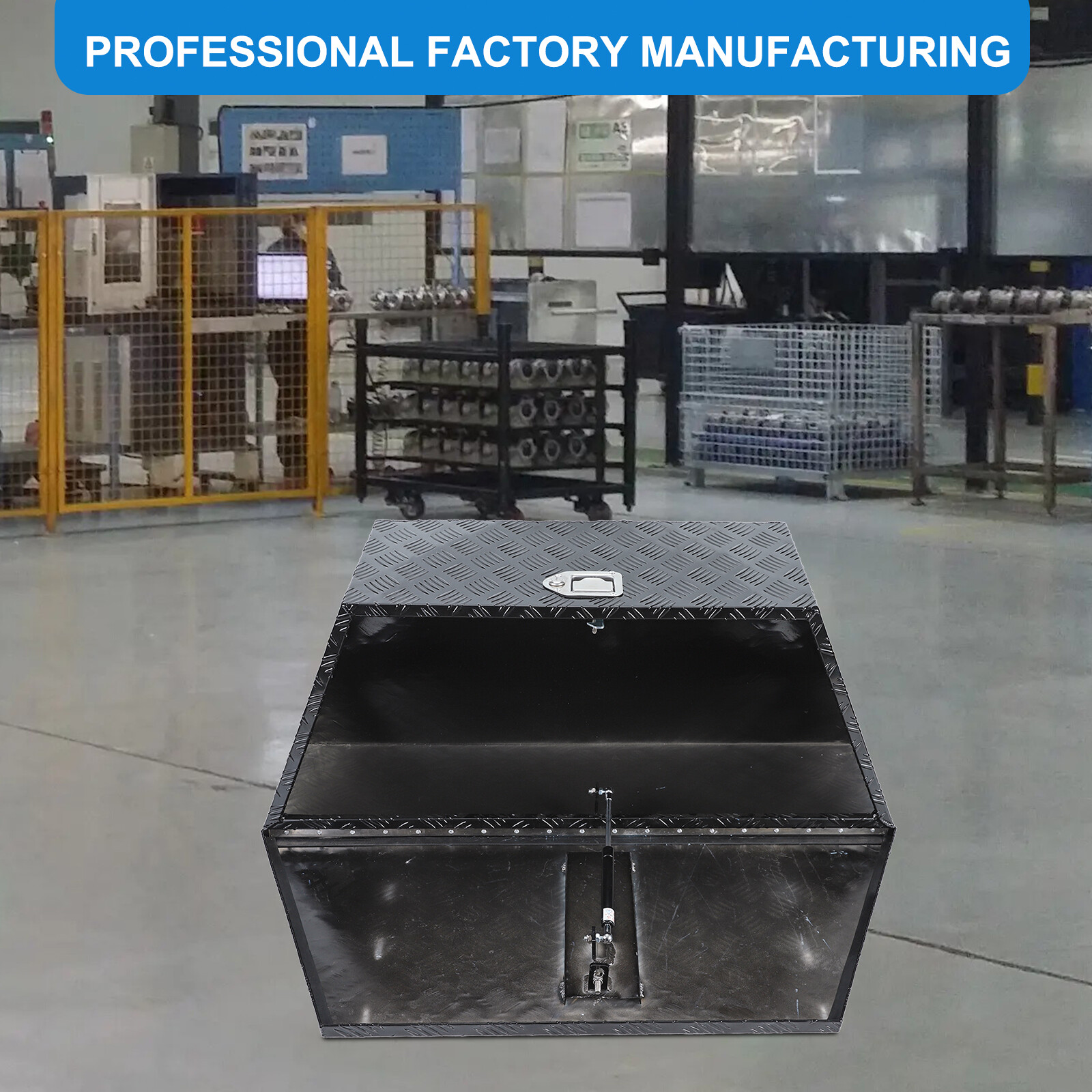 49"X15"X18.5" Heavy Duty Truck Pickup Storage Tool box Lock Trailer