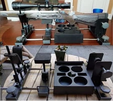 Metal Sighting Cleaning Vise rest adjustable tray gunsmithing scope mounting