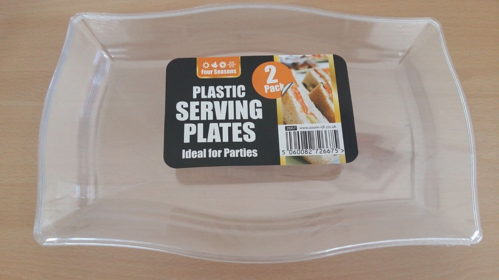 Clear Rectangle Plastic Plates Large Small Party Event BBQ Buffet Wedding Value! eBay