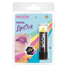 Moon Glow Pastel Neon UV Pastel Yellow Lipstick 4.2g Costume Make Up